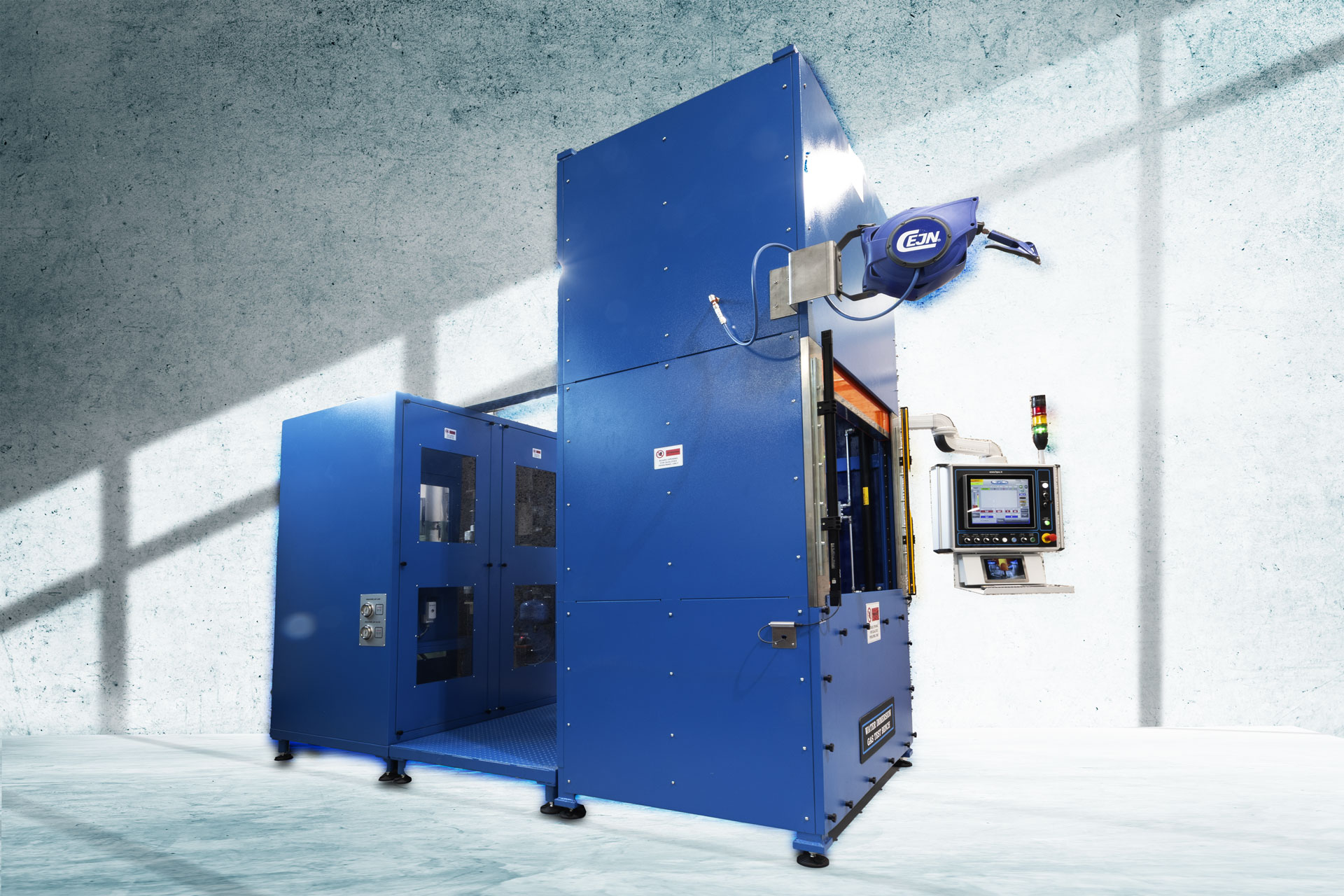 Water Immersion Gas Test Bench